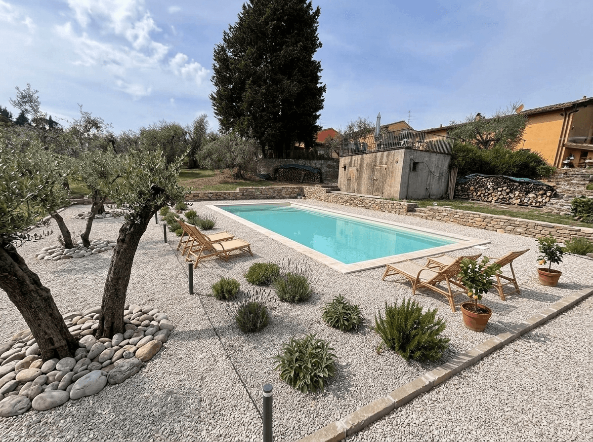 Yard design in no_style style — photo by GenRoom AI
