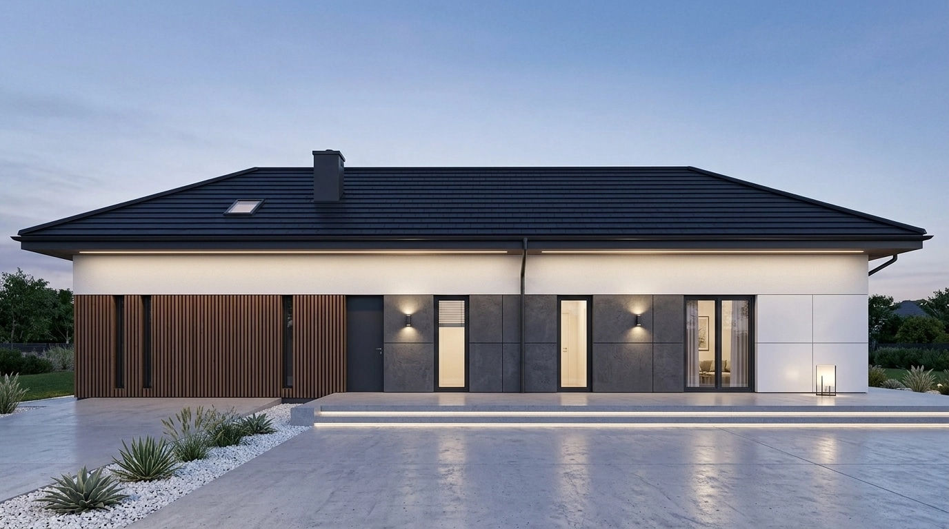 Contemporary Facade Facade design — facade photo by GenRoom AI