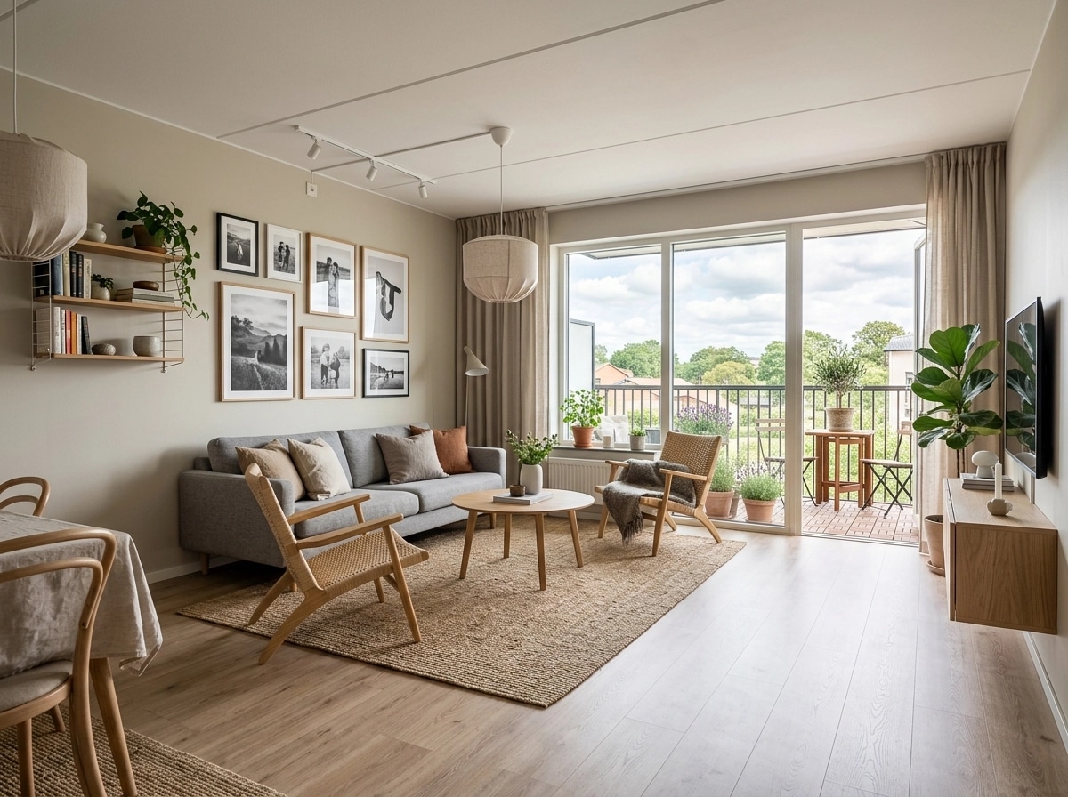 Scandinavian Living Room design — interior photo by GenRoom AI