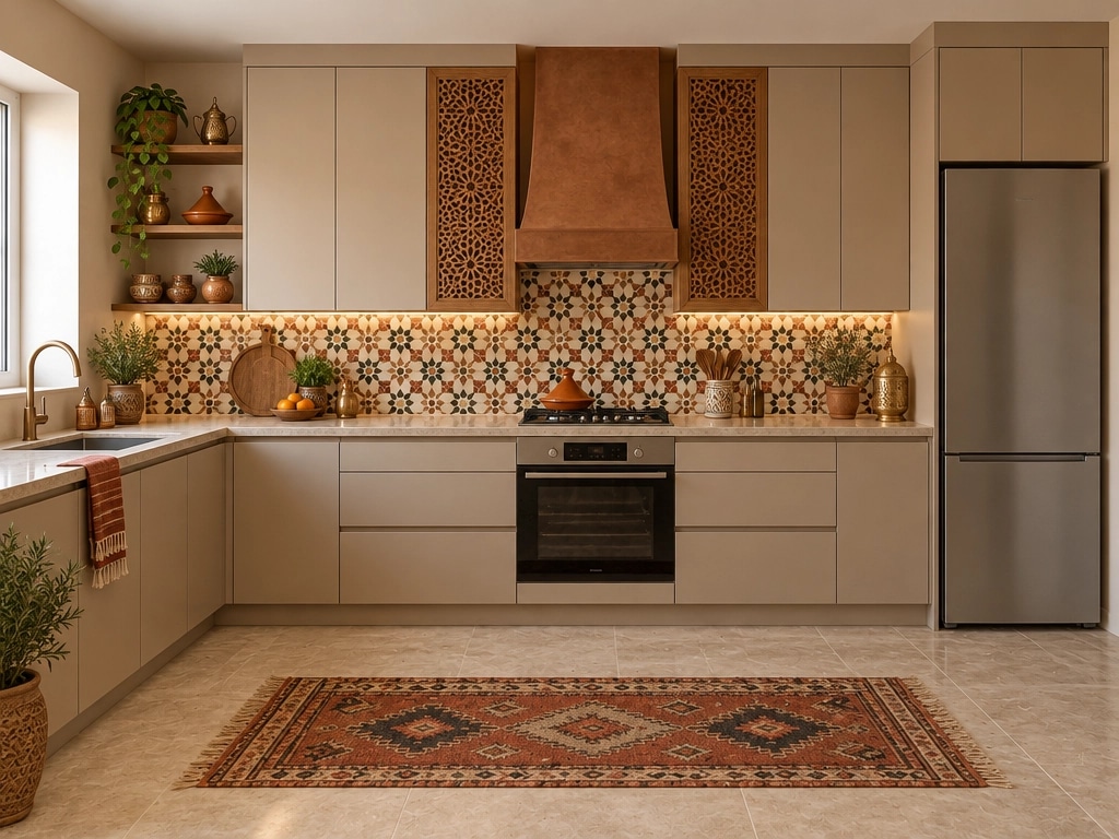 Interior design in Arabian / Moroccan style — Kitchen by GenRoom AI