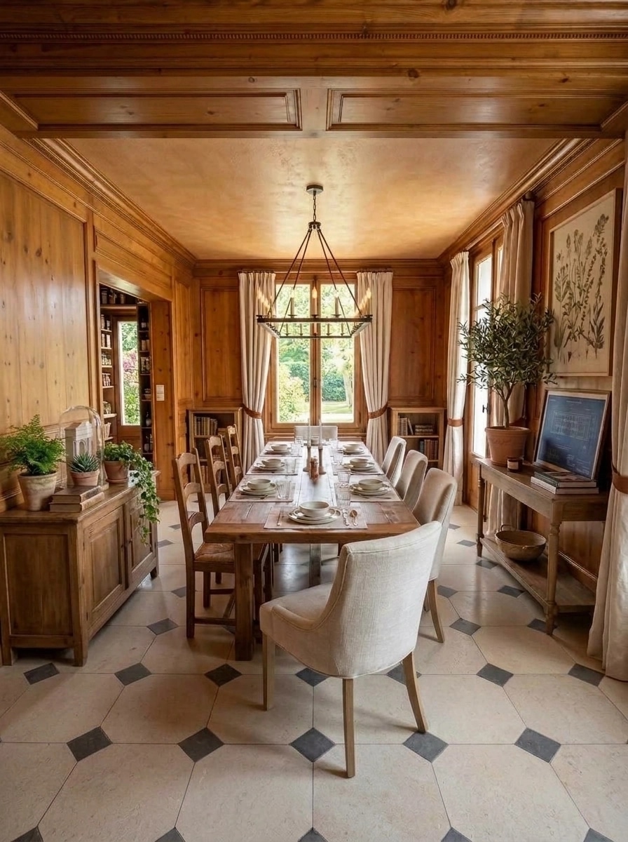 Interior design in Modern Farmhouse style — dining_room by GenRoom AI