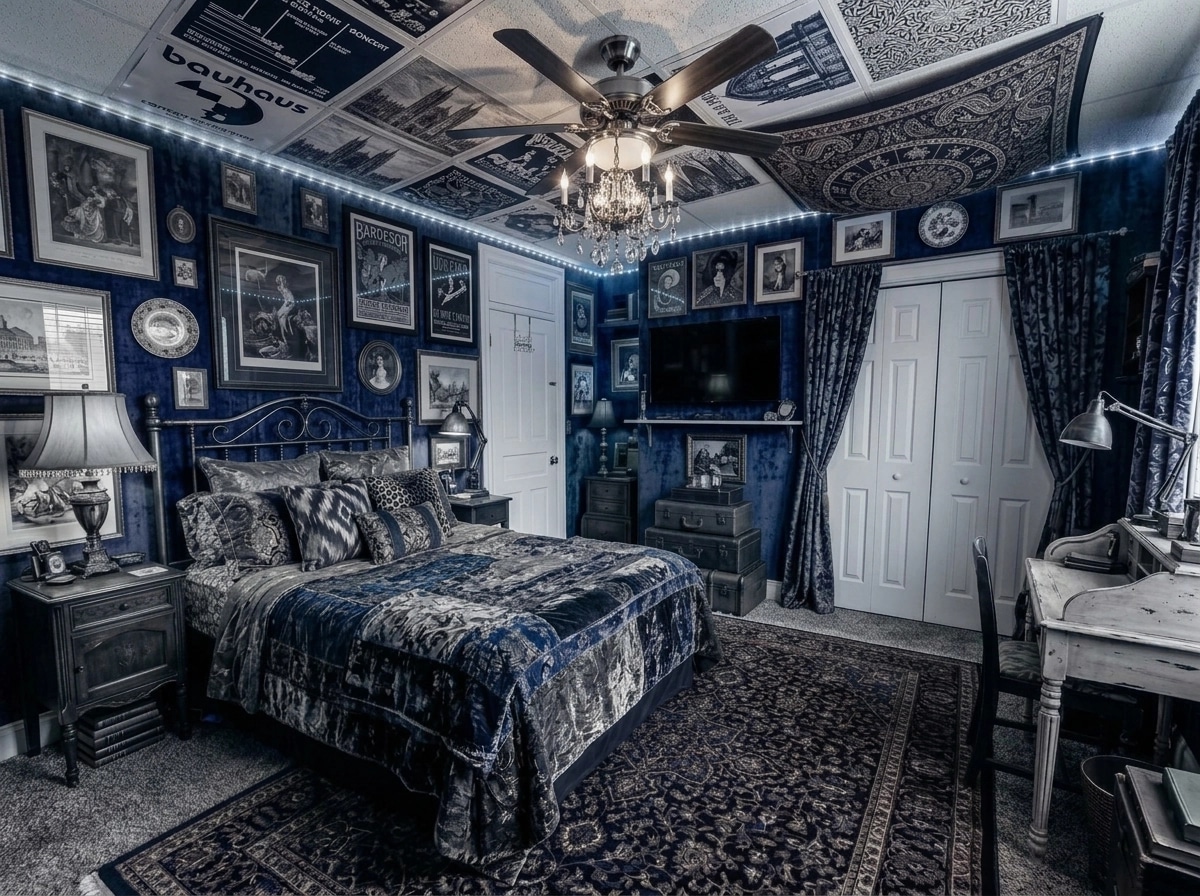 Maximalist Bedroom design — interior photo by GenRoom AI