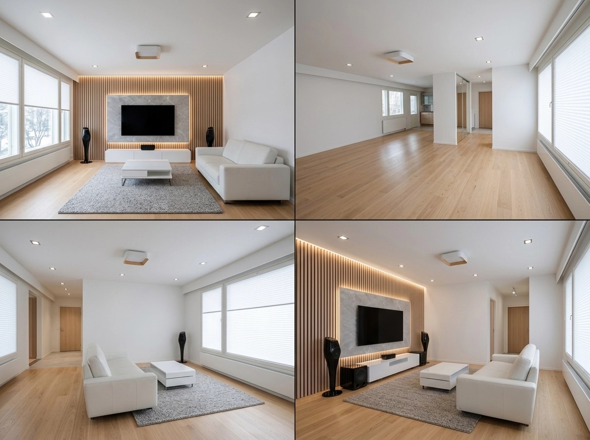 Interior design in Minimalism style — Living Room by GenRoom AI