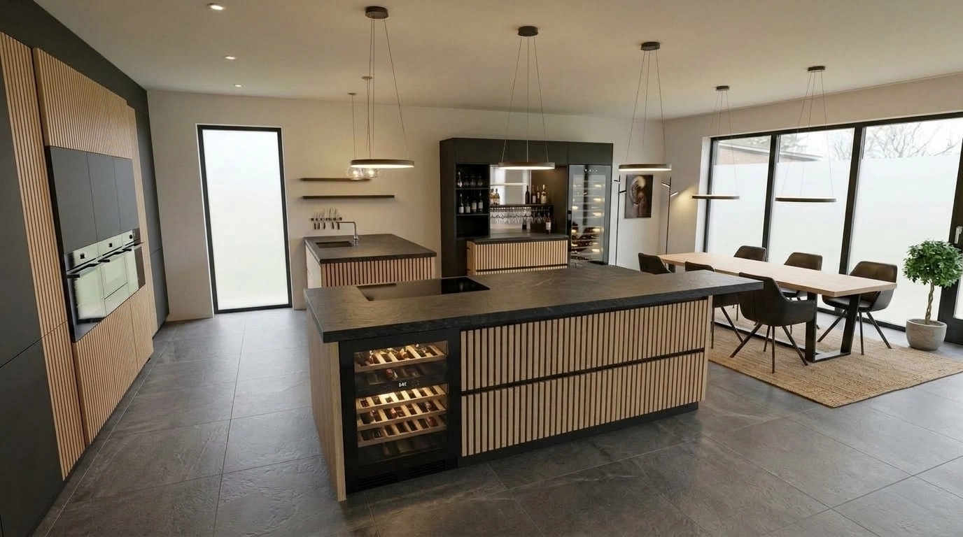 Kitchen interior in no_style style — photo by GenRoom AI