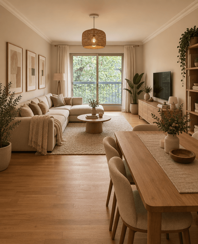 Interior design in Contemporary style — Living Room by GenRoom AI