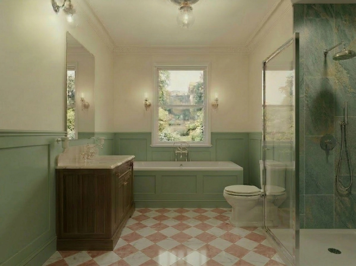 Bathroom interior in Classic style — photo by GenRoom AI