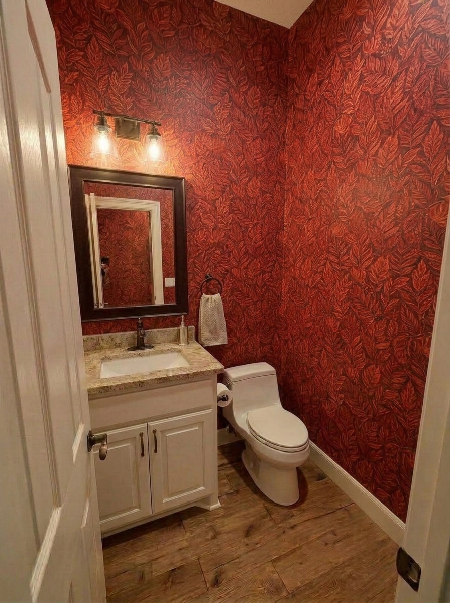 Modern Farmhouse Bathroom design — interior photo by GenRoom AI