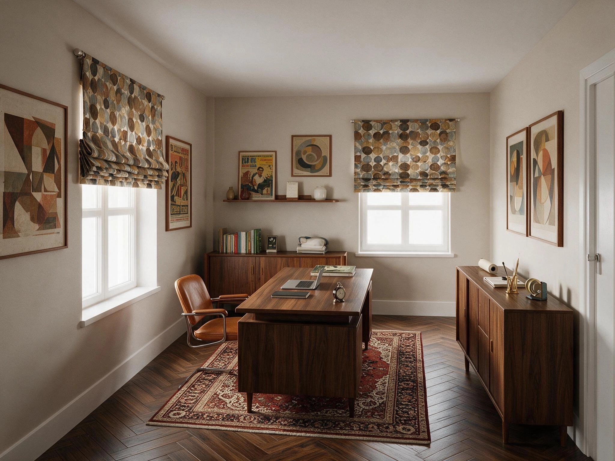 Design d'intérieur en style Mid-Century Modern — dining_room par GenRoom AI