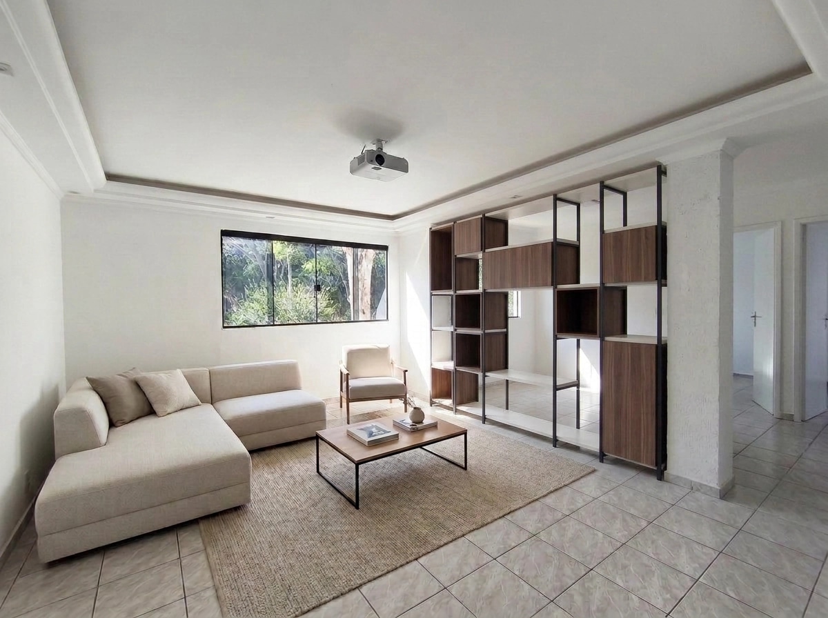 Interior design in Minimalism style — Living Room by GenRoom AI