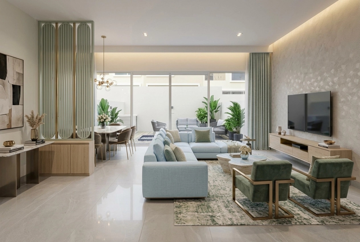 Interior design in Contemporary style — Living Room by GenRoom AI