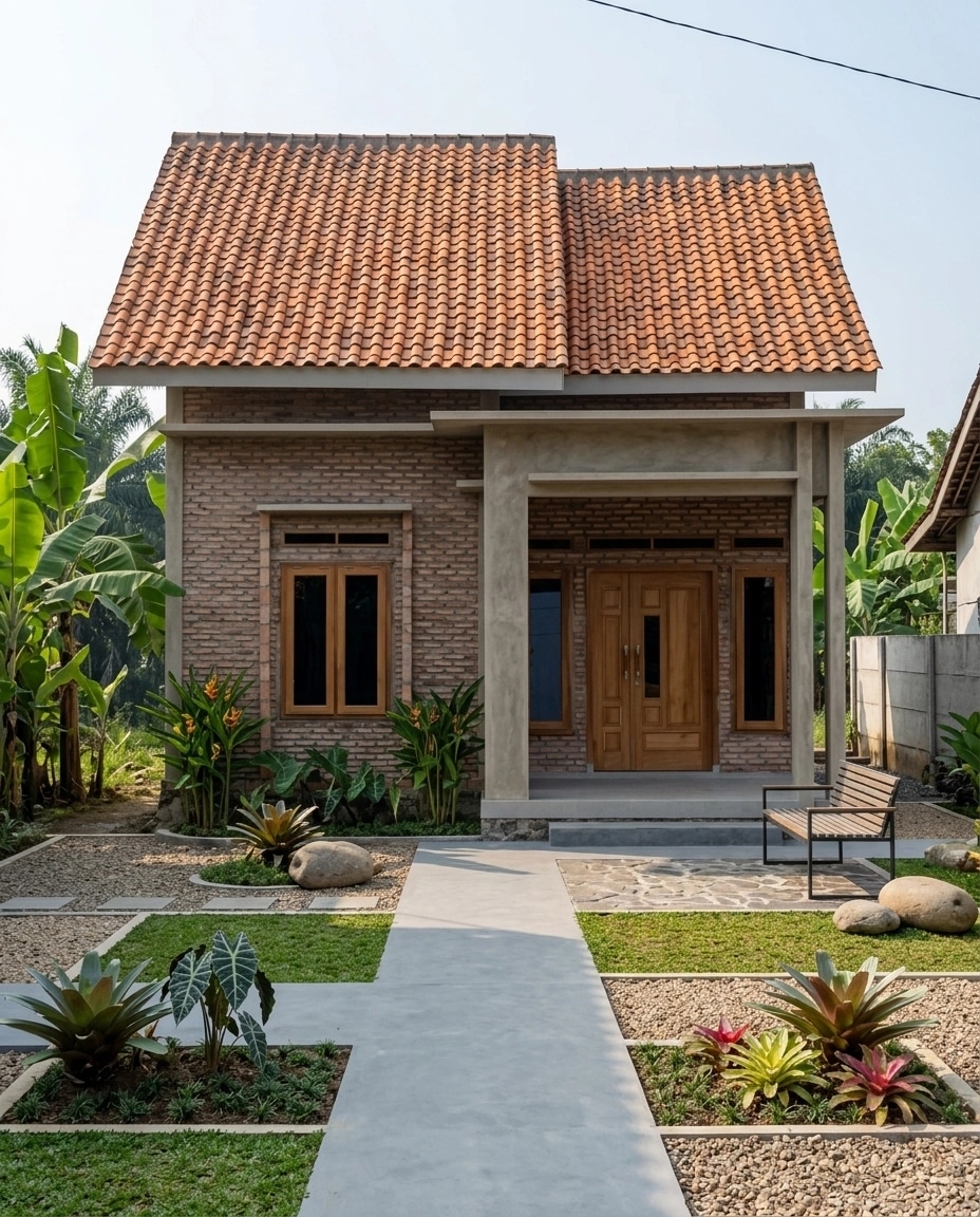 Landscape design in Minimalist Yard style — Yard by GenRoom AI