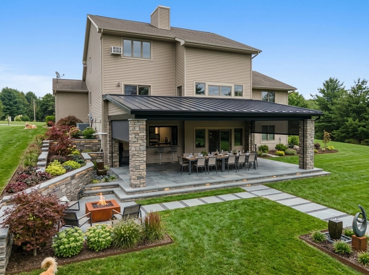 Contemporary Yard Yard design — yard photo by GenRoom AI