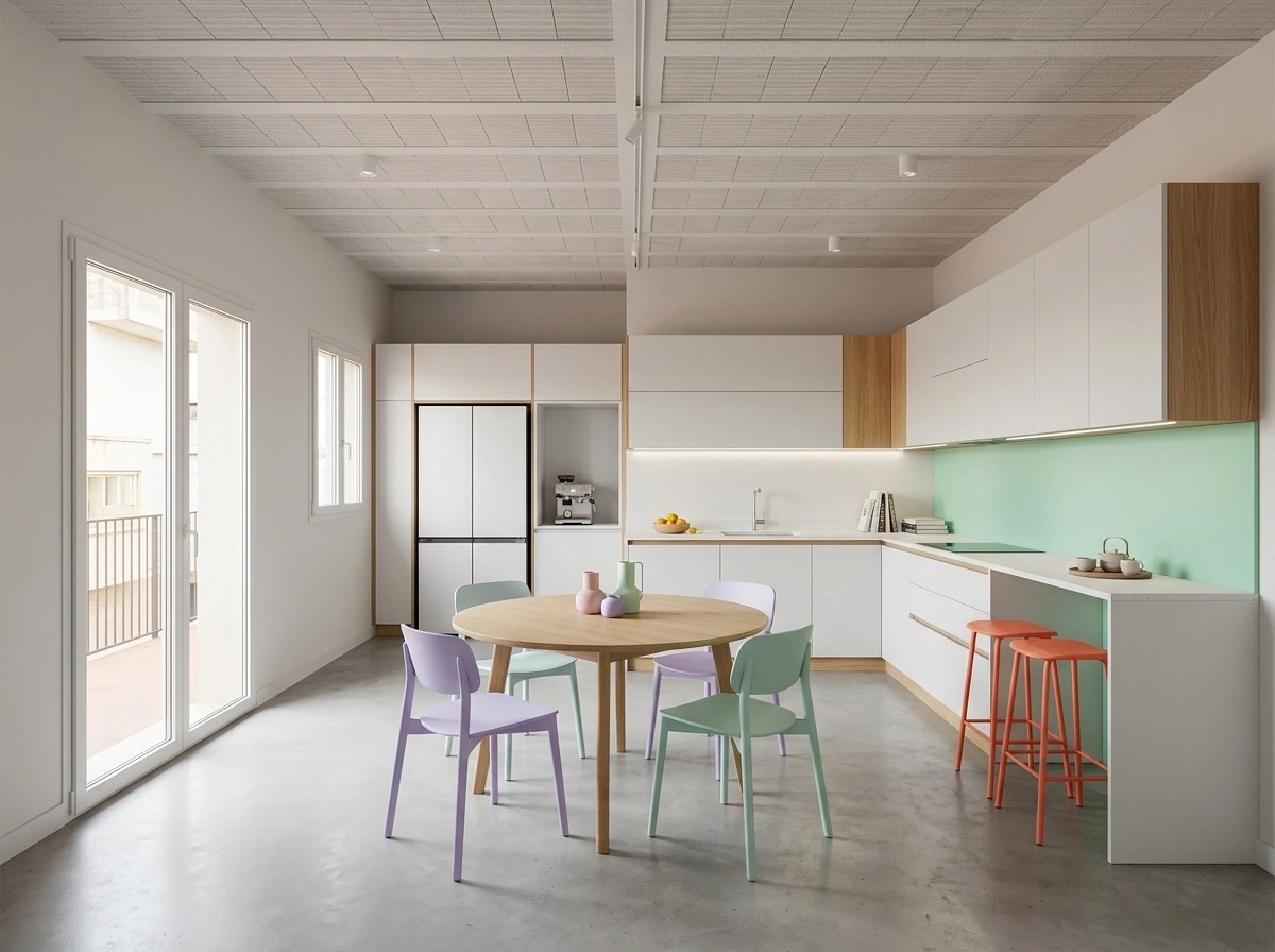 Minimalism Kitchen design — interior photo by GenRoom AI
