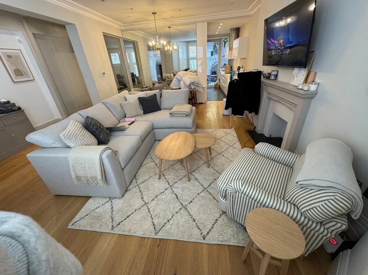 Interior design in Scandinavian style — Living Room by GenRoom AI
