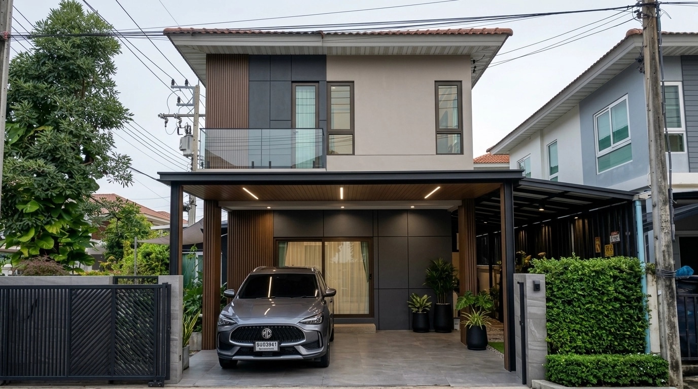Contemporary Facade Facade design — facade photo by GenRoom AI