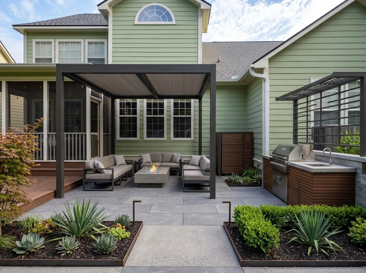 Contemporary Yard Yard design — yard photo by GenRoom AI