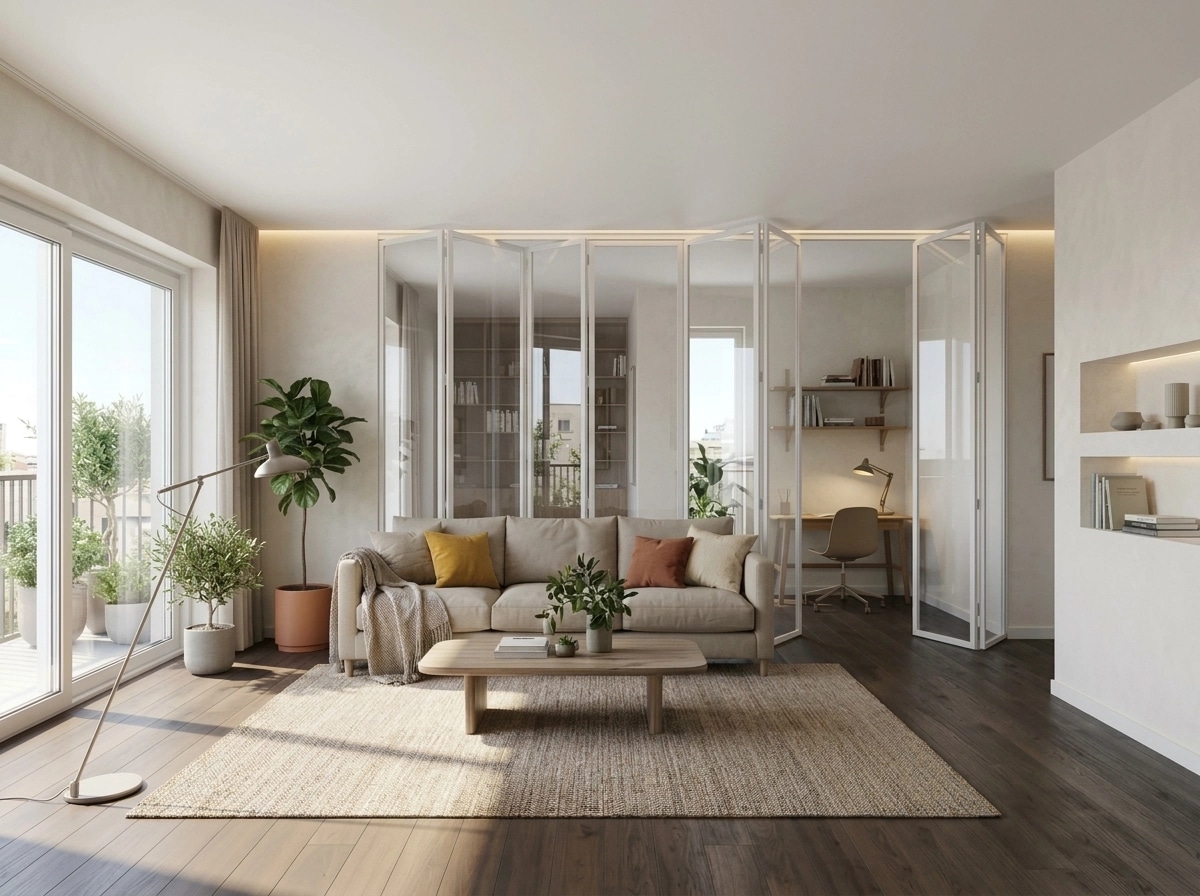 Interior design in Scandinavian style — Living Room by GenRoom AI