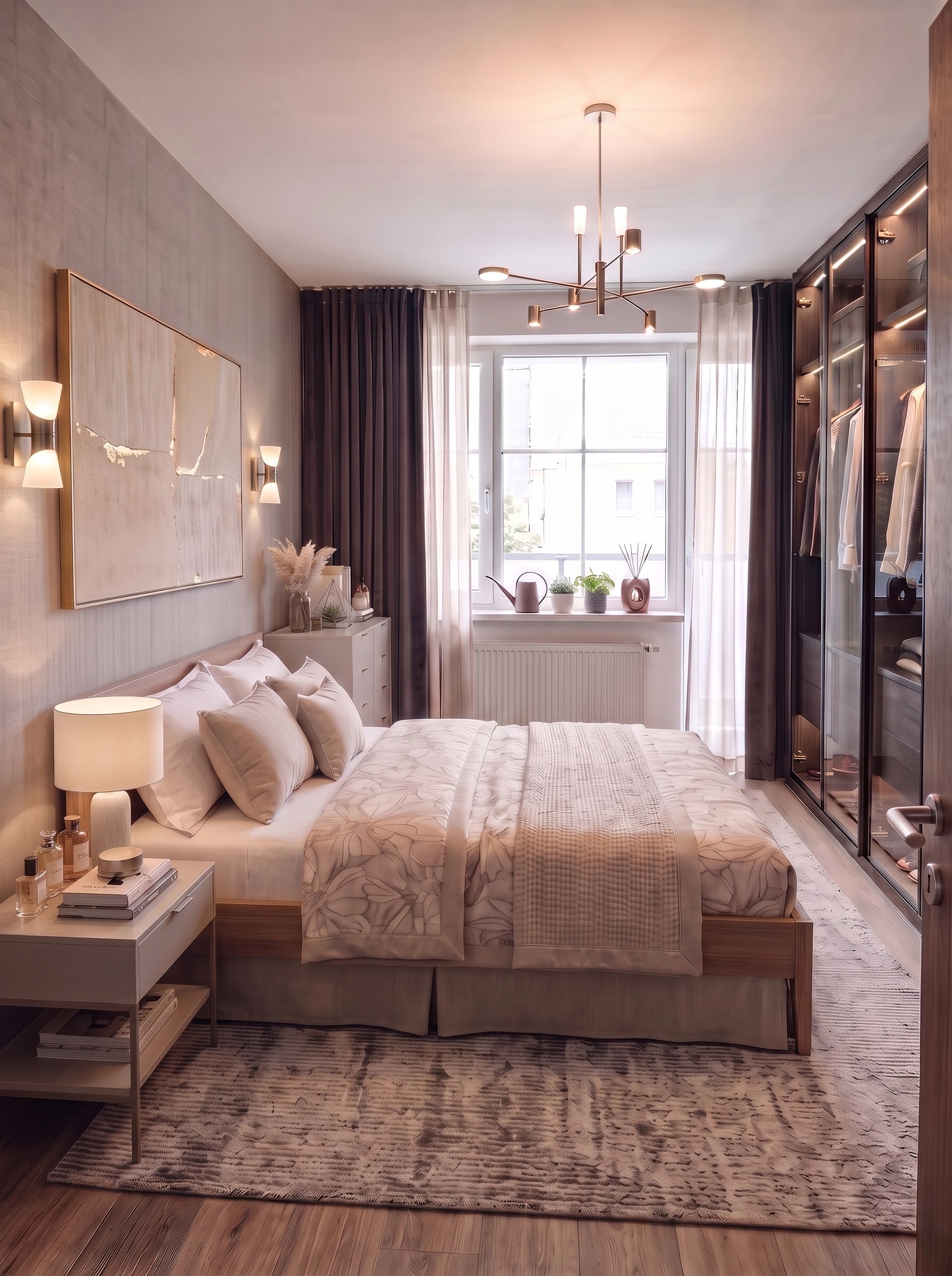 Interior design in Contemporary style — Bedroom by GenRoom AI