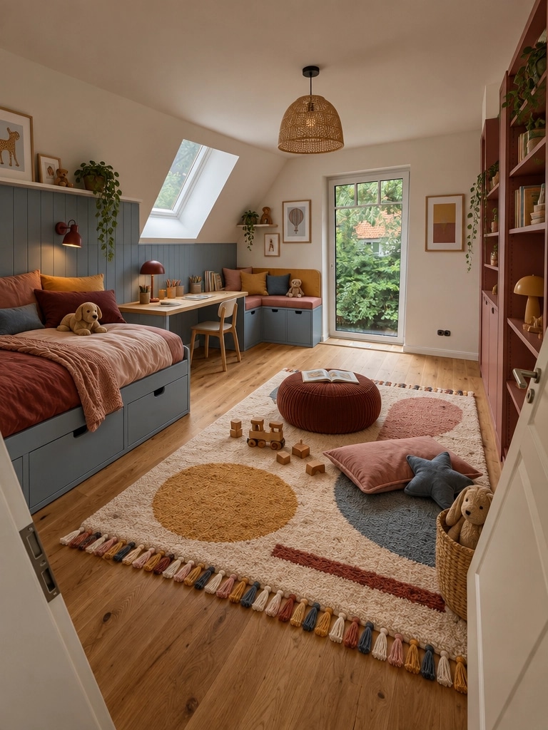 Interior design in Eclectic style — Kids Room by GenRoom AI