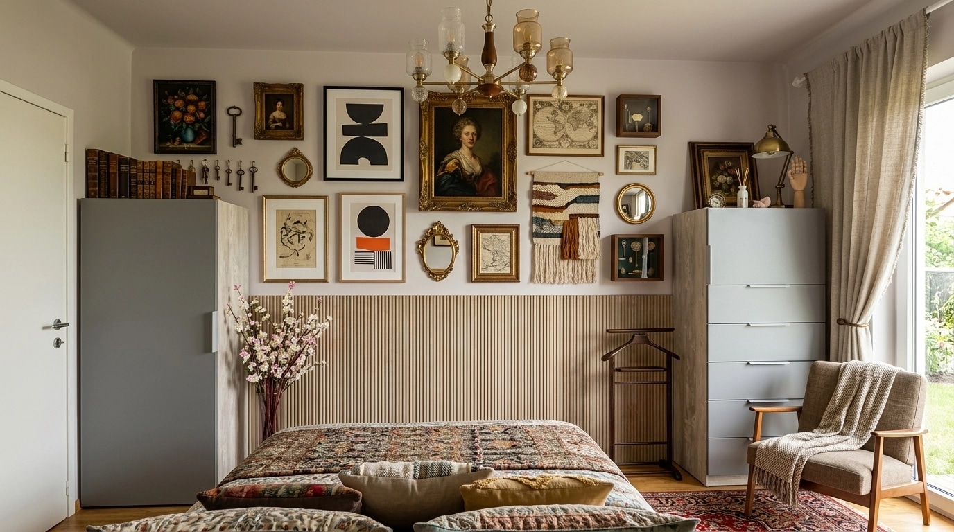 Interior design in Eclectic style — Bedroom by GenRoom AI