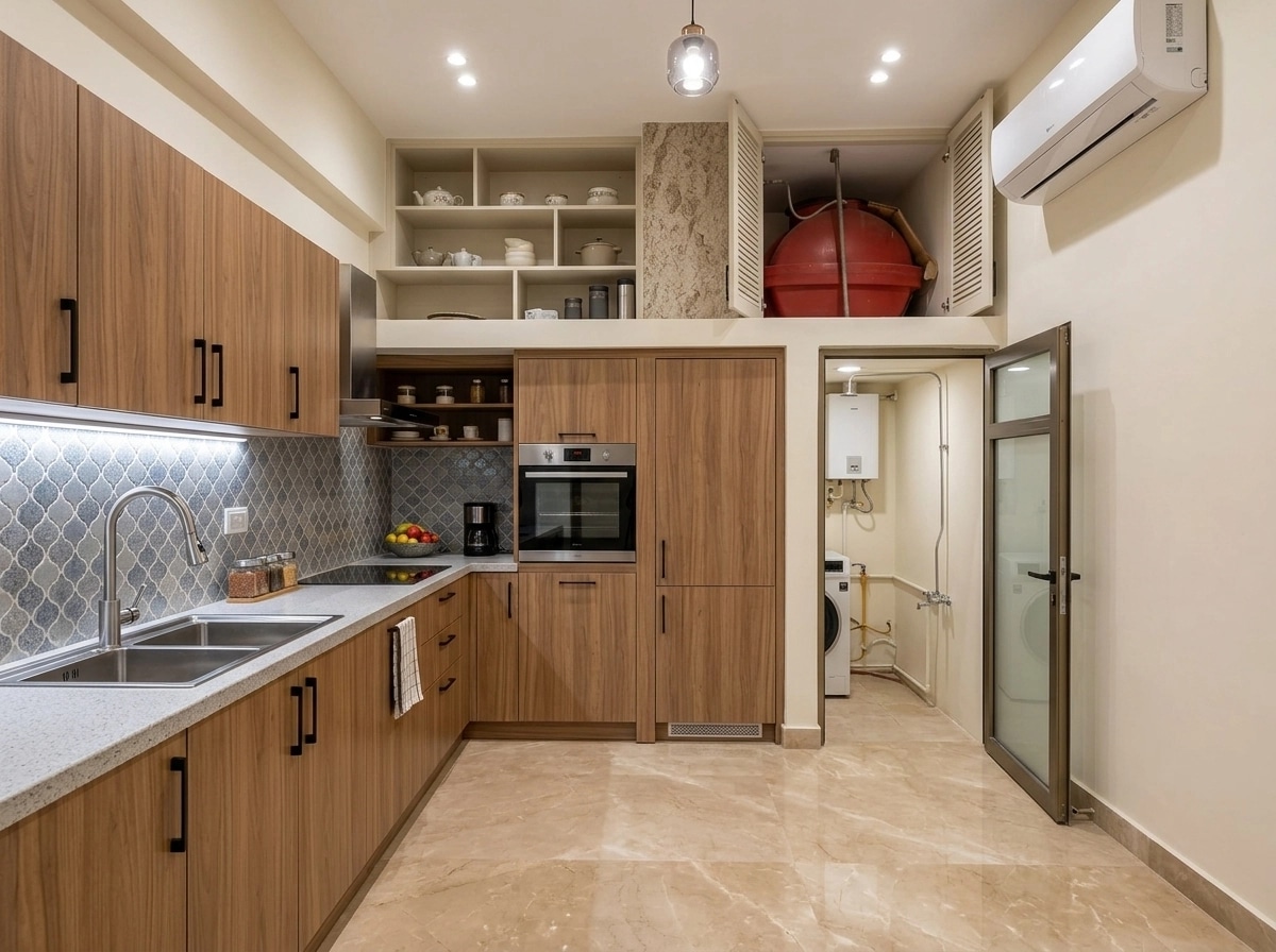 Kitchen interior in no_style style — photo by GenRoom AI