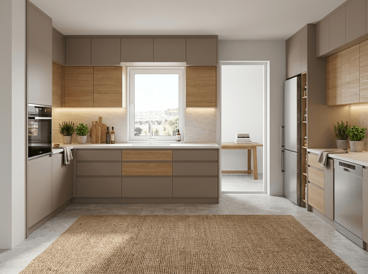 Interior design in Contemporary style — Kitchen by GenRoom AI