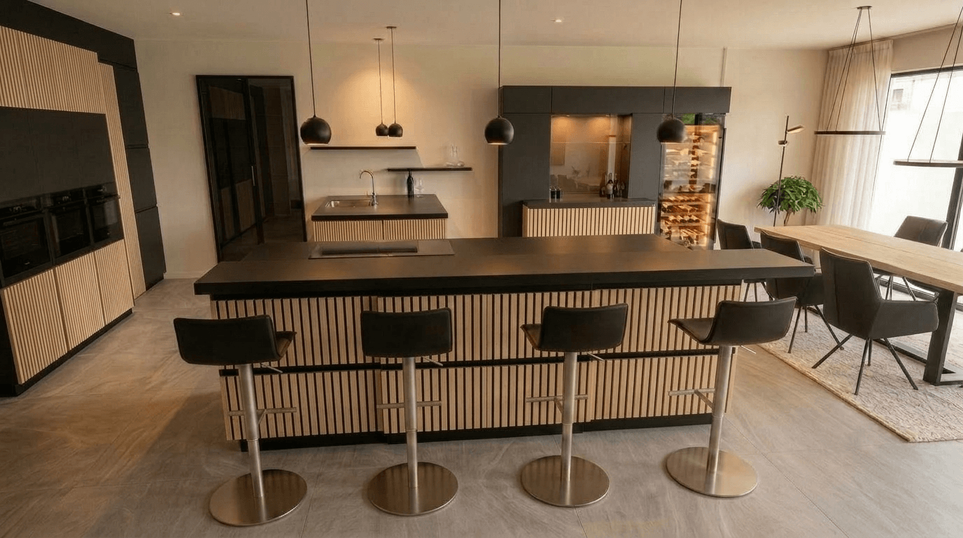 Kitchen interior in no_style style — photo by GenRoom AI