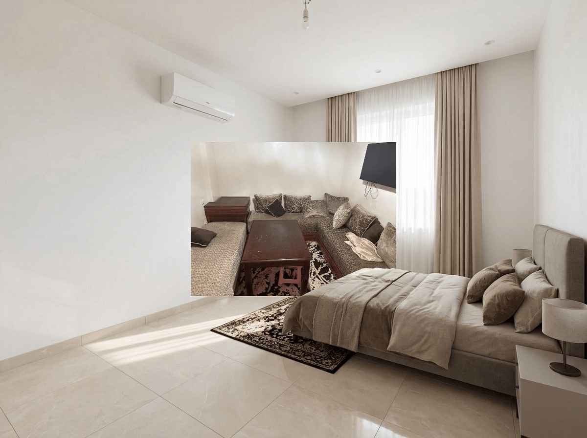 Interior design in Contemporary style — Bedroom by GenRoom AI
