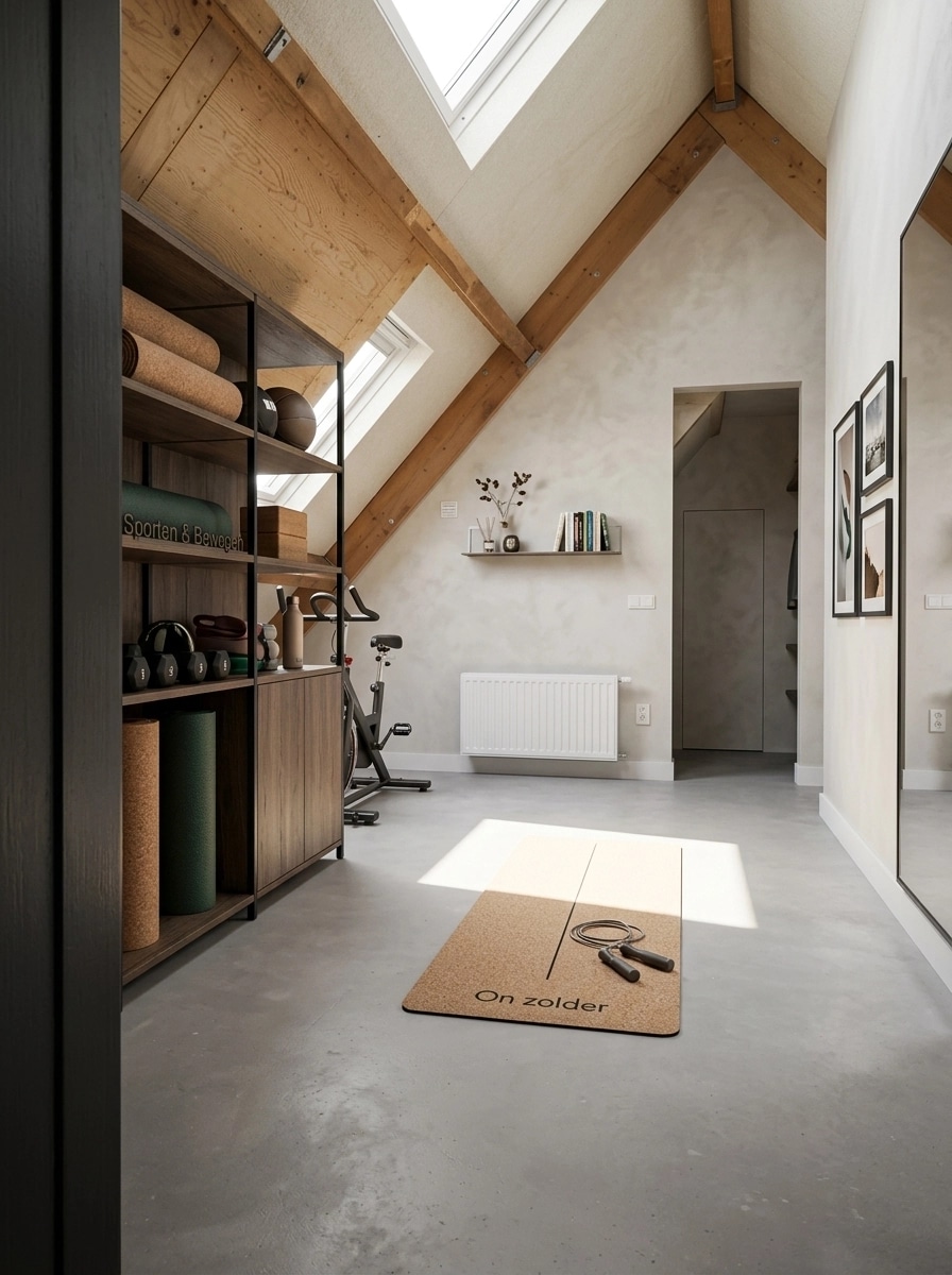 Interior design in Contemporary style — attic by GenRoom AI