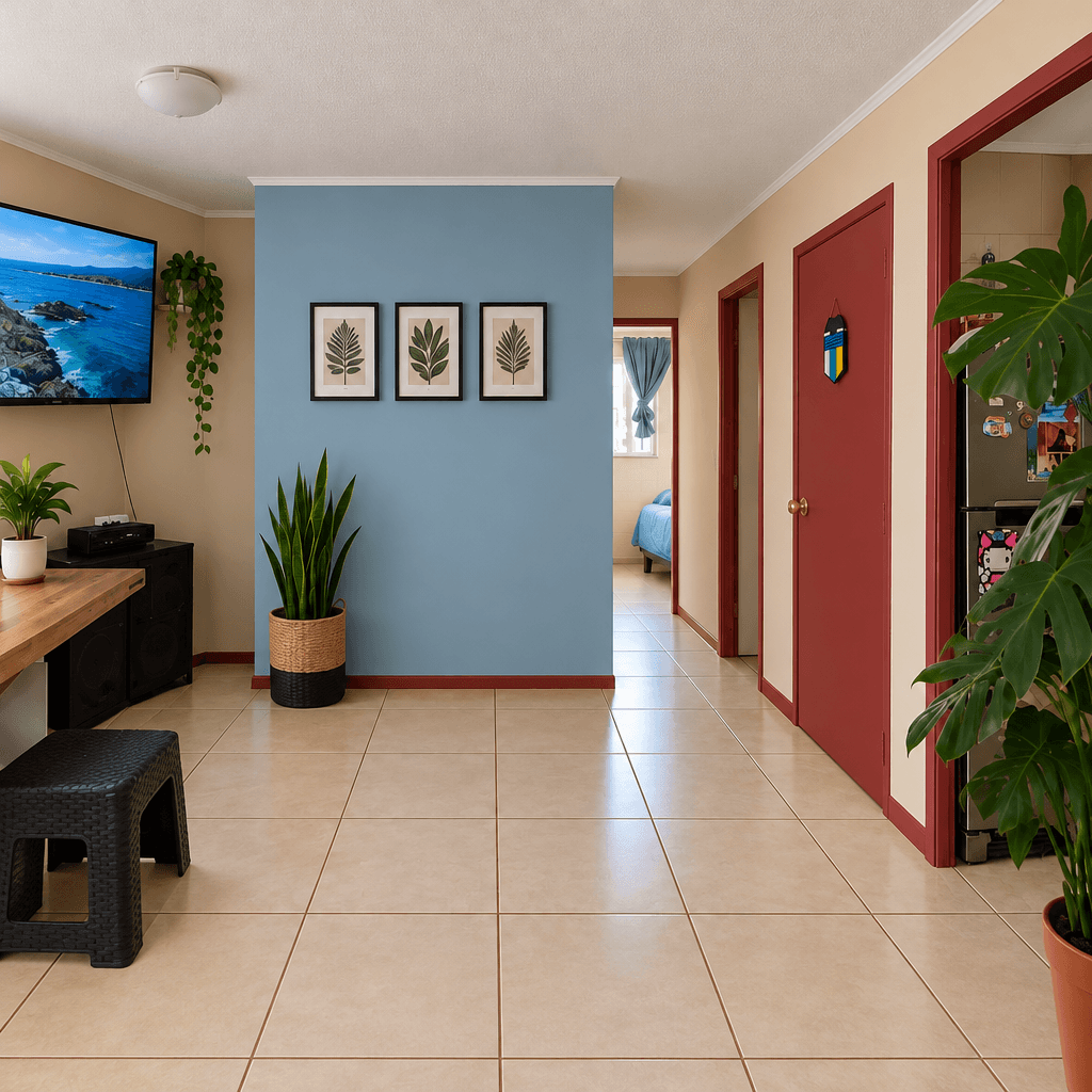 Hallway interior in no_style style — photo by GenRoom AI