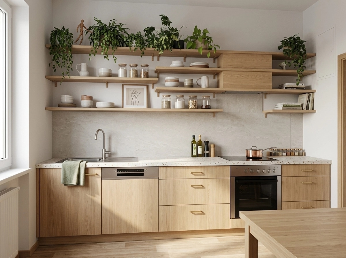 Interior design in Scandinavian style — Kitchen by GenRoom AI