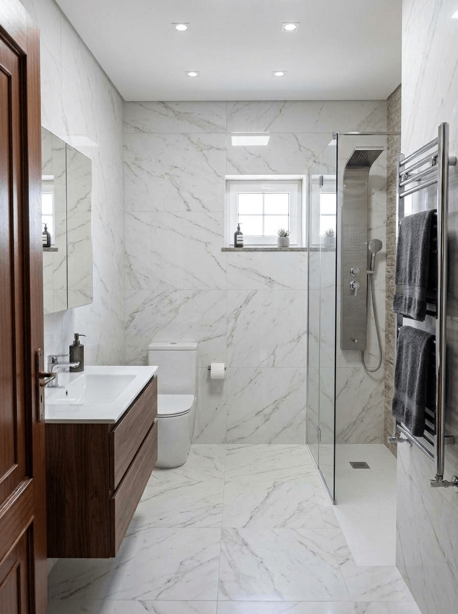 Bathroom interior in no_style style — photo by GenRoom AI