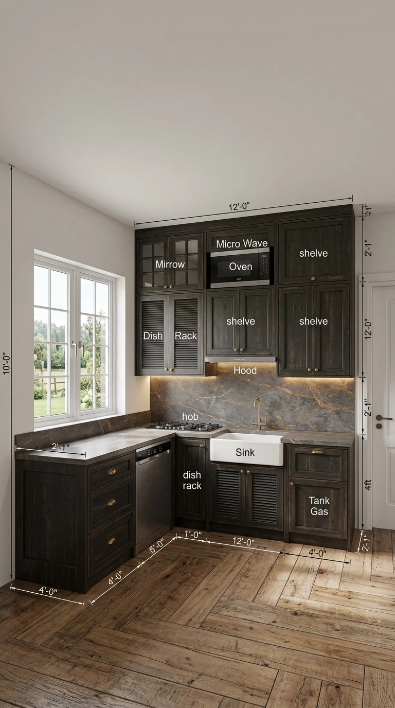 Modern Farmhouse Kitchen design — interior photo by GenRoom AI