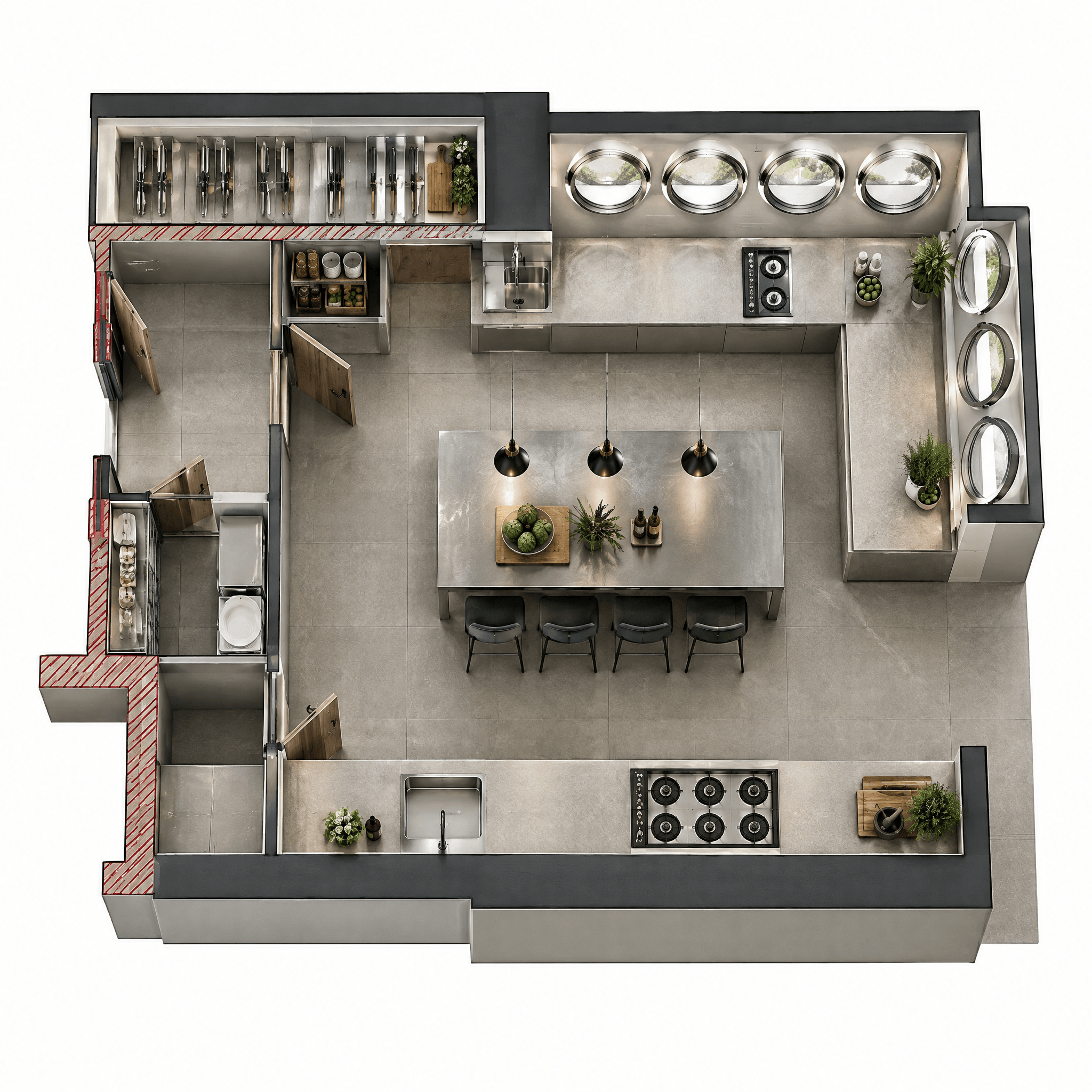 Interior design in Contemporary style — Living Room by GenRoom AI