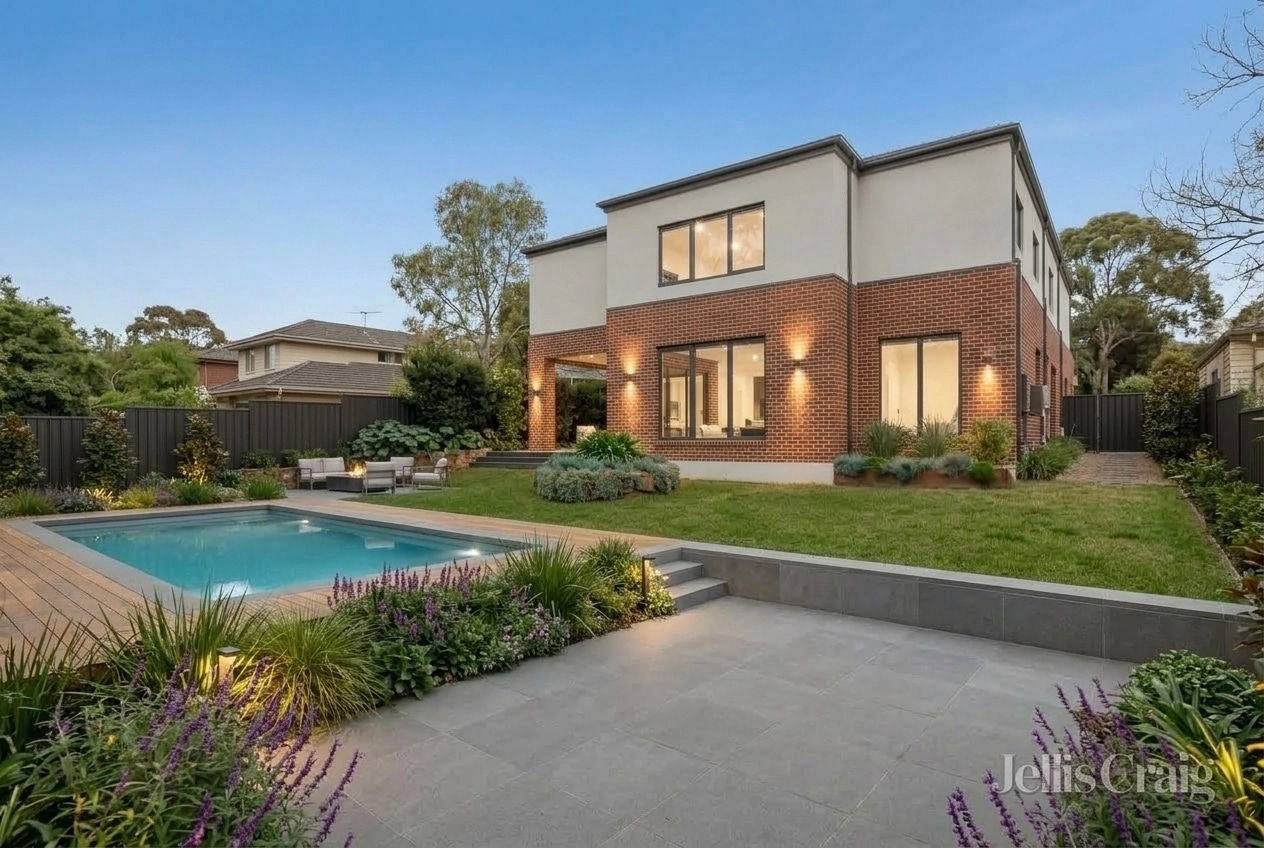 Design paysager en style Contemporary Yard — Jardin par GenRoom AI