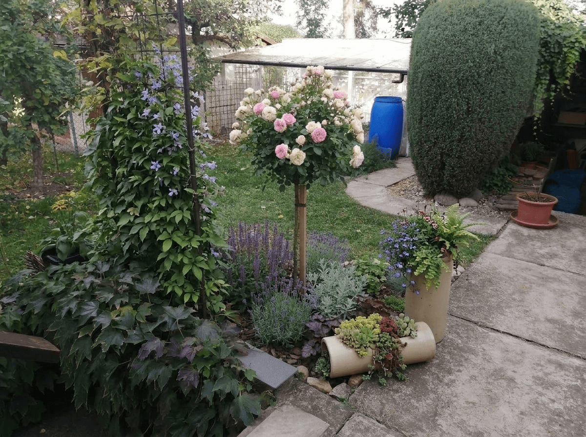 Yard design in no_style style — photo by GenRoom AI