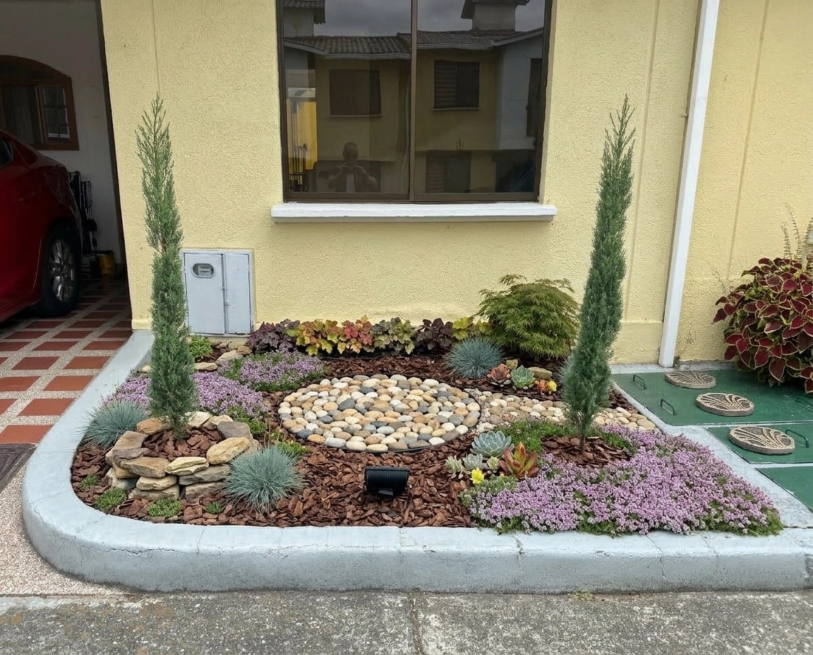 Yard design in no_style style — photo by GenRoom AI