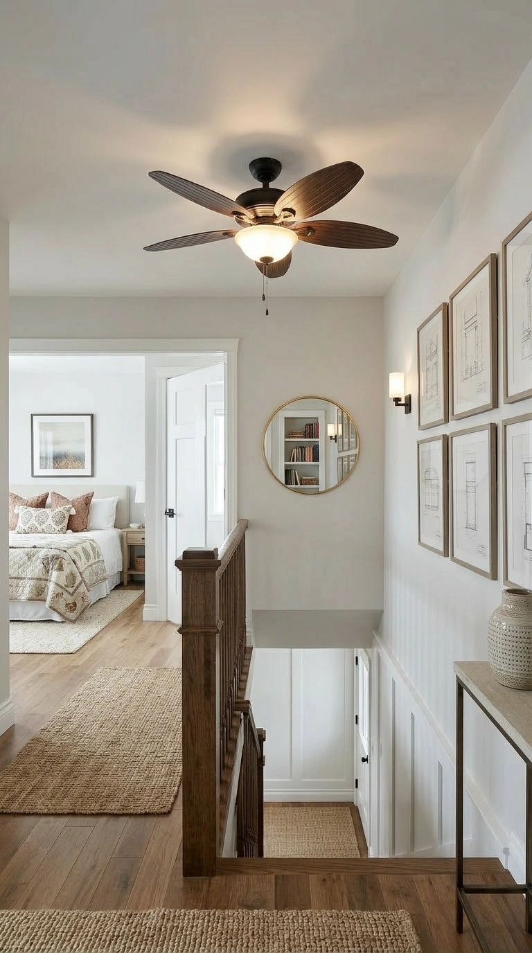 Hallway interior in Transitional style — photo by GenRoom AI