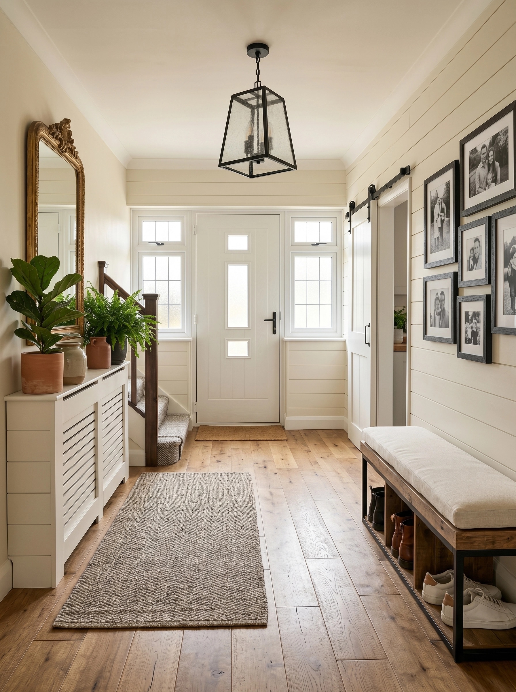 Modern Farmhouse Hallway design — interior photo by GenRoom AI