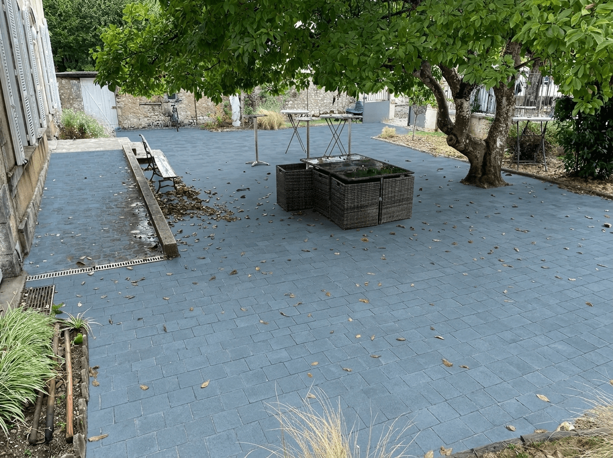 Yard design in no_style style — photo by GenRoom AI