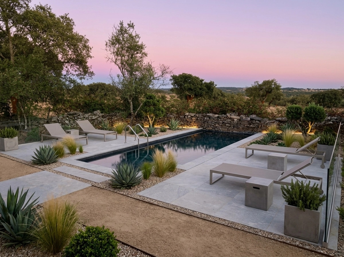 Landscape design in Minimalist Yard style — Yard by GenRoom AI