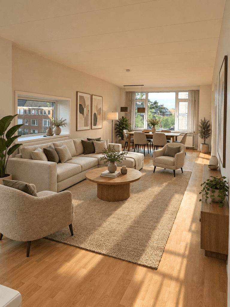 Interior design in Contemporary style — Living Room by GenRoom AI