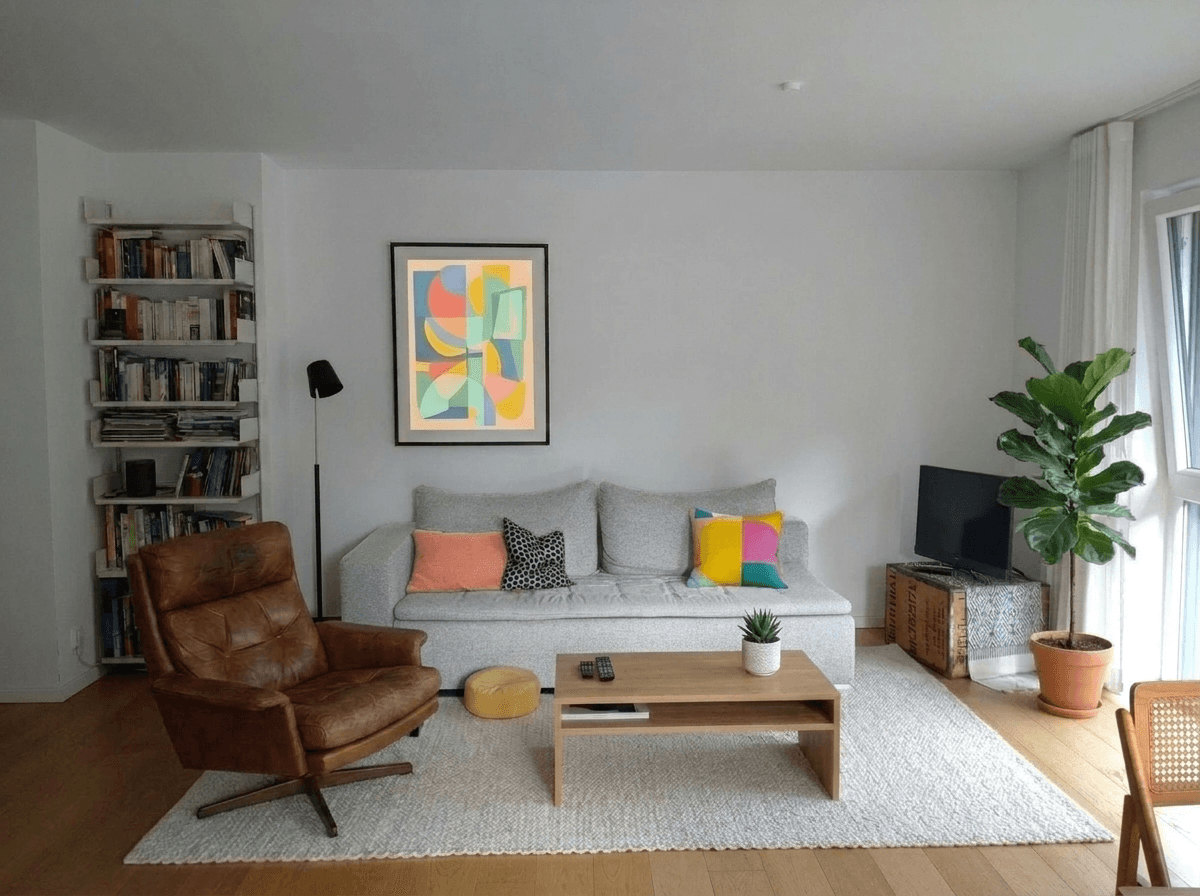 Interior design in Scandinavian style — Living Room by GenRoom AI
