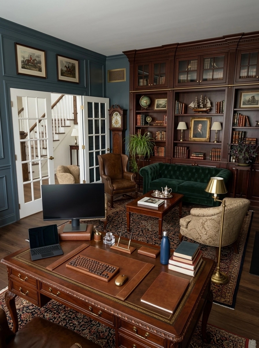 Interior design in British style — Living Room by GenRoom AI