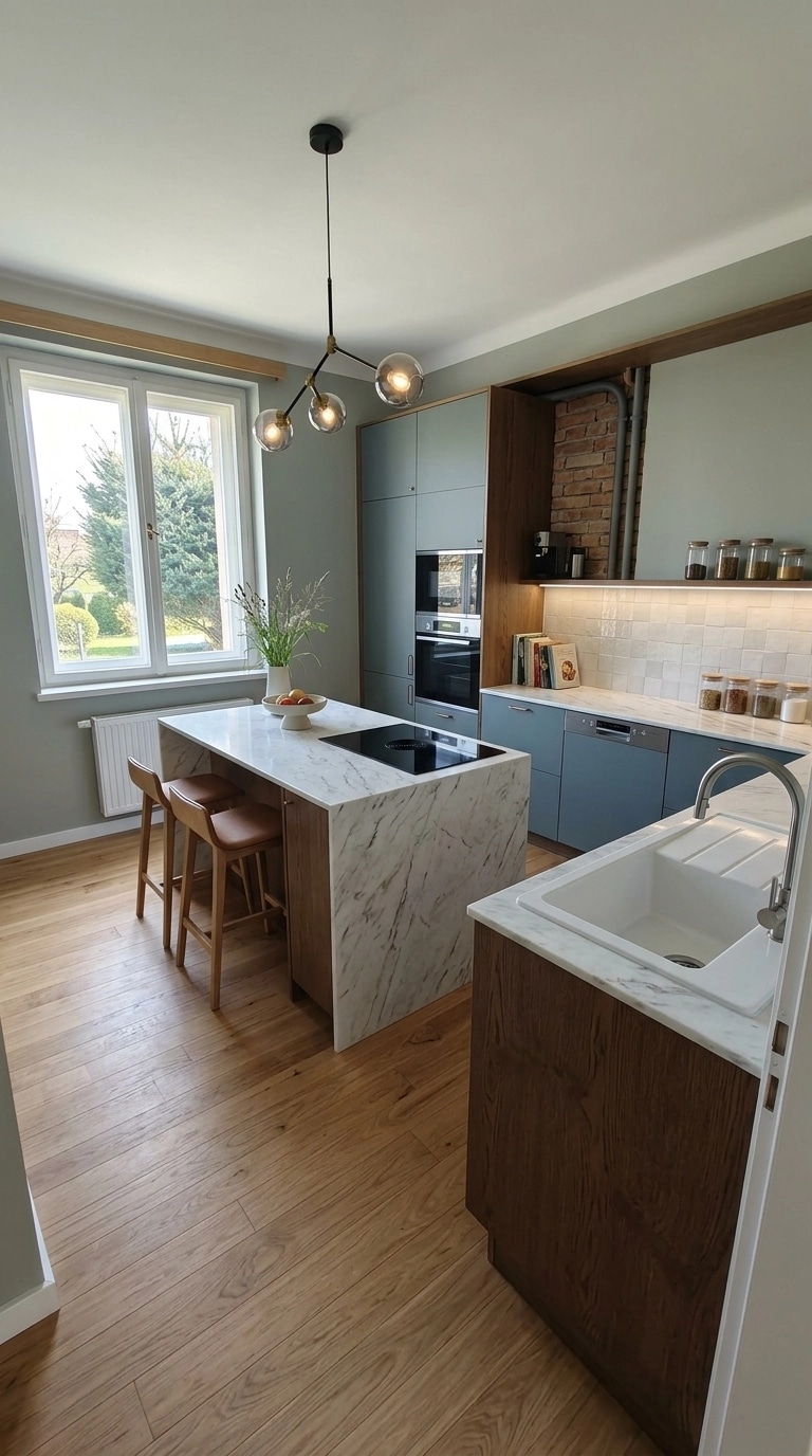 Contemporary Kitchen design — interior photo by GenRoom AI