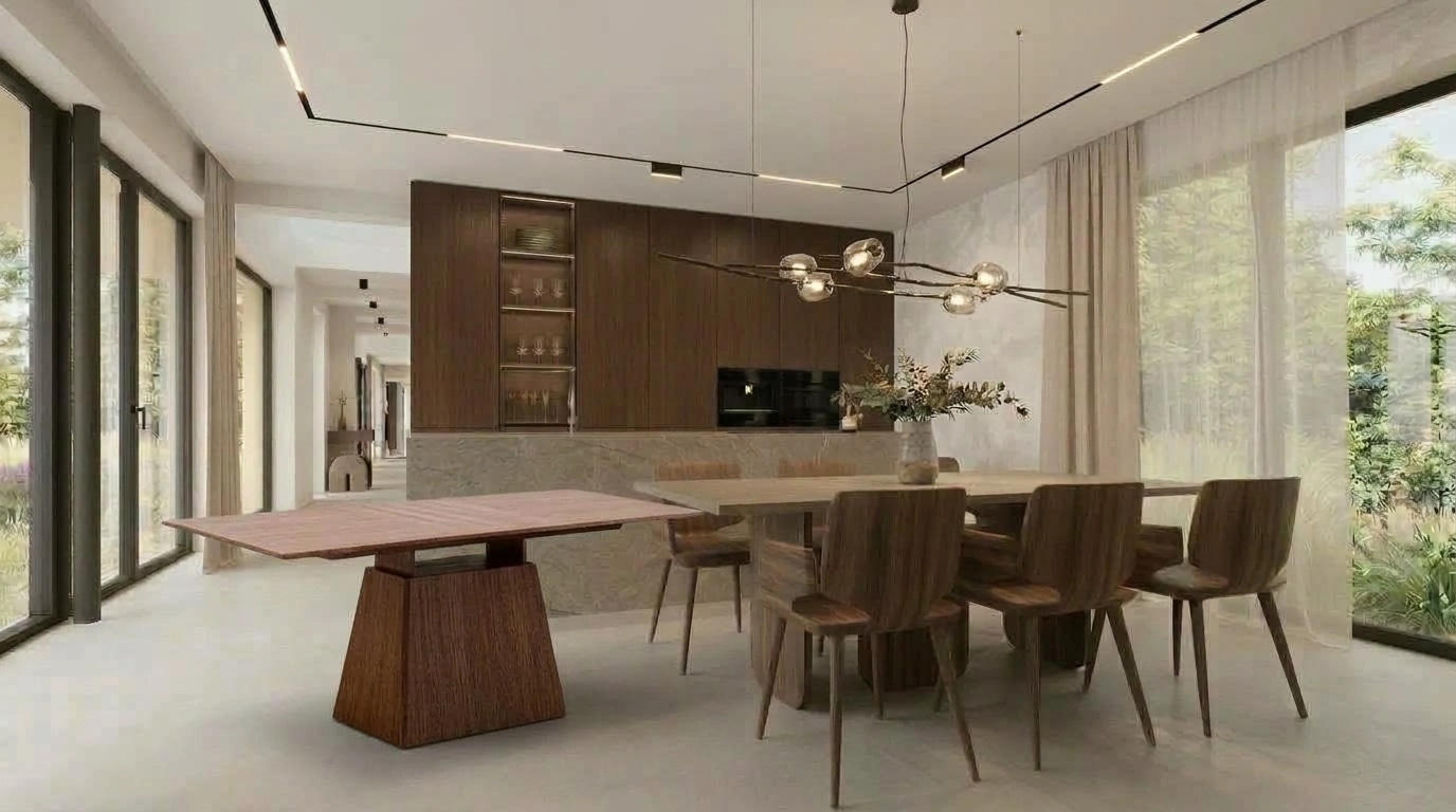 Minimalism Kitchen design — interior photo by GenRoom AI