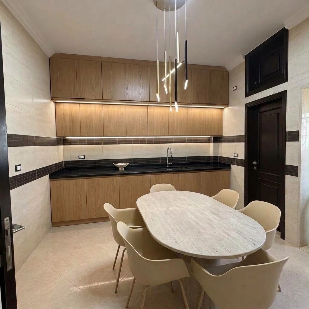 Interior design in Contemporary style — Kitchen by GenRoom AI