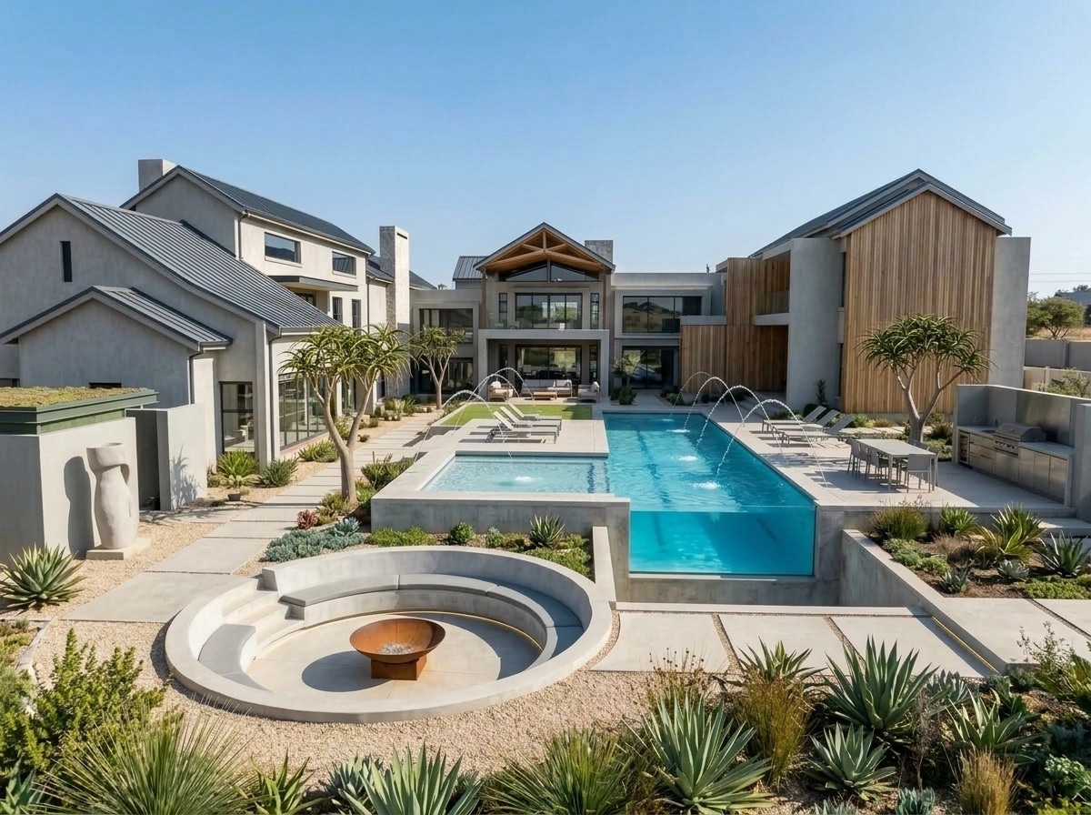 Landscape design in Minimalist Yard style — Yard by GenRoom AI