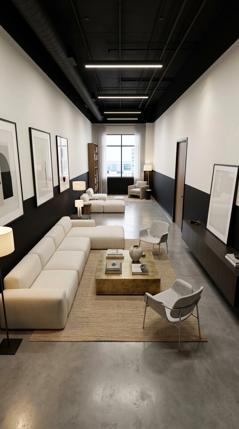 Minimalism Living Room design — interior photo by GenRoom AI