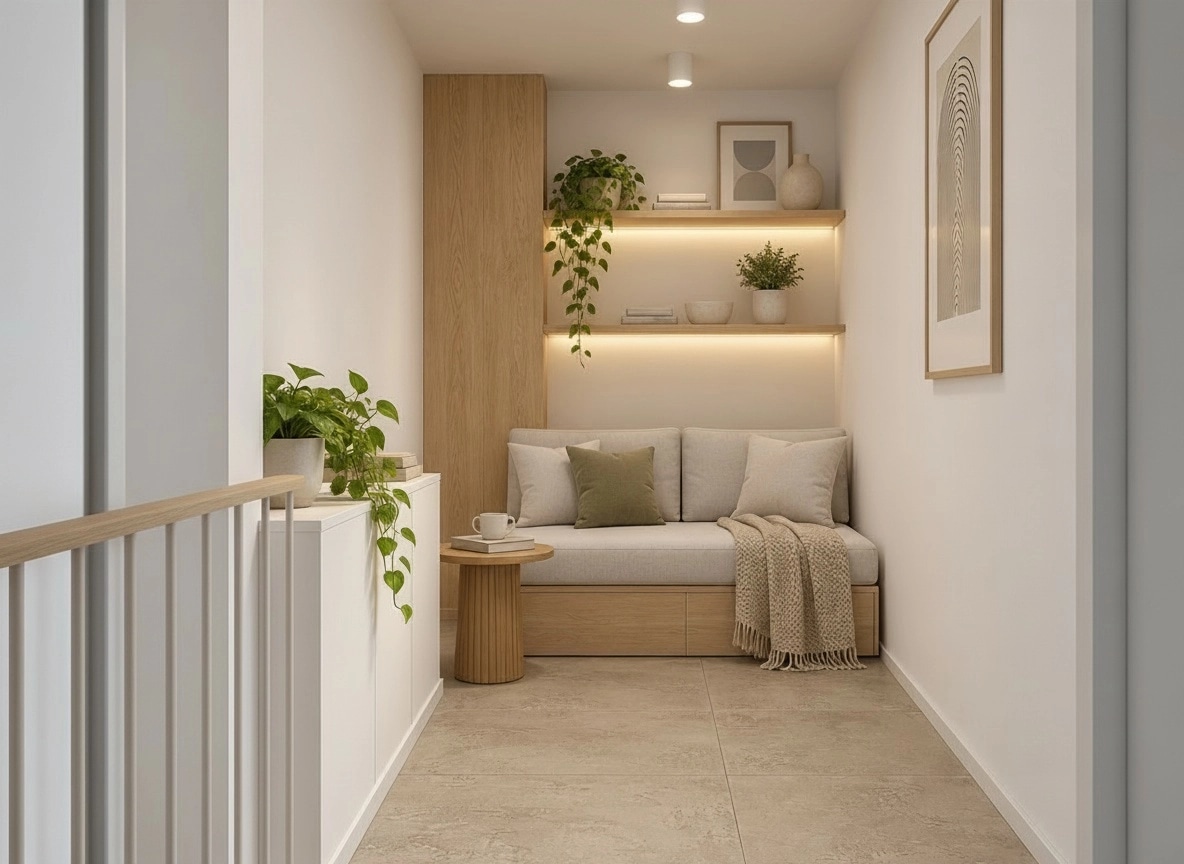 Interior design in Scandinavian style — balcony by GenRoom AI